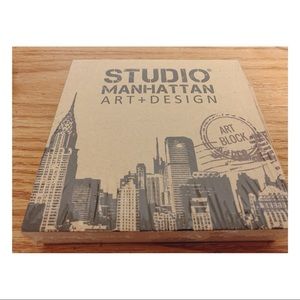 NWT Studio Manhattan Art + Design Art Block